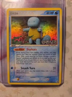 Ditto (Squirtle) EX Delta Species 40/113 Reverse Holo STAMPED Pokemon Card LP ! - Image 1