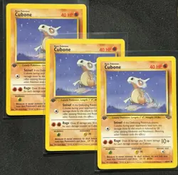 Cubone 1st Edition 1999 Jungle Set 50/64 Pokemon Card NM/LP - Image 1