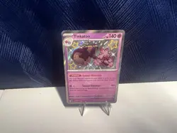 Pokemon TCG Tinkaton Card SV Paldean Fates Shiny 167/091 - Image 1