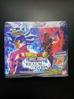 Dragon Ball Super Card Game Realm of the Gods Booster Box Sealed - Image 1