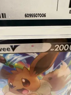 CGC 10 Gem Mint ERROR card “Printer Hickey”Eevee V 108/159 Crown Zenith Full Art - Image 2