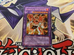 Elemental Hero Inferno PP02-EN010 Secret Rare LP Yugioh Card - Image 1