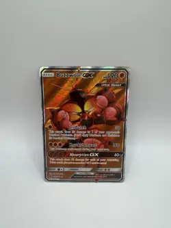 Buzzwole GX Full Art Ultra Rare 104/111 Crimson Invasion NM+ Pokemon Card Fresh! - Image 1