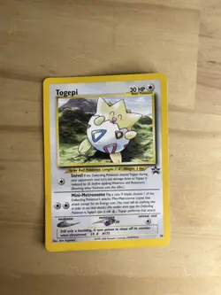 Pokemon Card - Togepi #30 WoTC Black Star Promo - Image 4