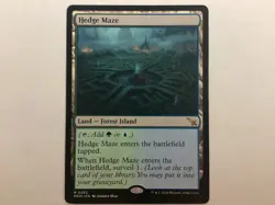 MTG Murders At Karlov Manor HEDGE MAZE LP (3091) Graded Power - Image 1