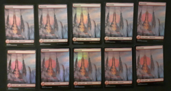 10 x FOIL Magic MTG Full Art Land ! mountain |Phyrexia All Will Be One - Image 1