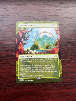 1x SHOWCASE PRISMATIC OMEN - Eldraine - MTG - Magic the Gathering - Image 1