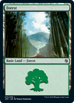 Forest (75) Jumpstart NM Basic Land MAGIC THE GATHERING MTG CARD ABUGames - Image 1