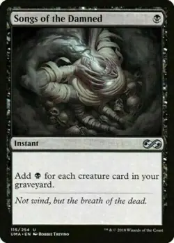 1x SONGS OF THE DAMNED - Ultimate MAsters MTG - Magic the Gathering - Image 1