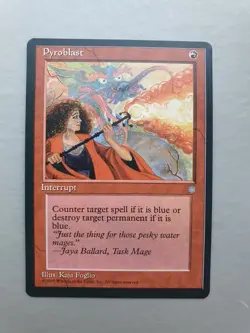 Pyroblast, MTG Ice Age (1995), Common Red Instant NM - Image 1