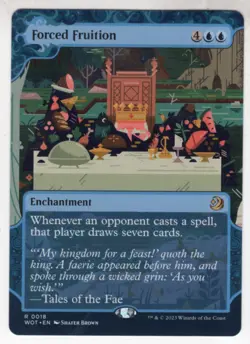 MTG Wilds Of Eldraine Enchanting Tales Card #18 Forced Fruition - Image 1