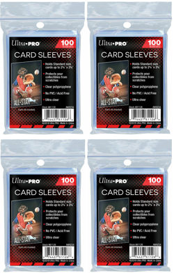 100ct Ultra Pro Trading Card Protector Sleeves Penny Pokemon AFL MTG CLEAR Packs - Image 2