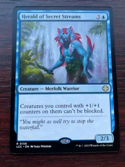 1x HERALD OF SECRET STREAMS - Commander - MTG - Magic the Gathering - Image 1