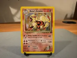 Pokemon TCG Blaine's Arcanine Gym Challenge 1 Holo Unlimited Rare - Image 1