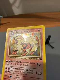 Pokemon TCG Blaine's Arcanine Gym Challenge 1 Holo Unlimited Rare - Image 4