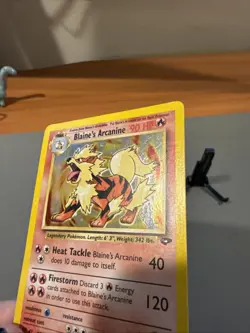 Pokemon TCG Blaine's Arcanine Gym Challenge 1 Holo Unlimited Rare - Image 5