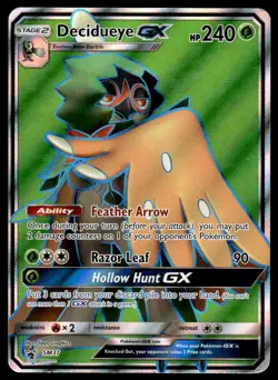 Pokemon TCG SM Promos #SM37 Decidueye GX LP - Image 1