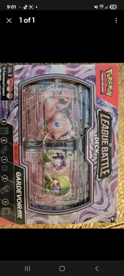 Pokemon League Battle Deck - Gardevoir ex Gardevoir ex, Mew ex, Lumineon V - Image 1