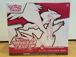 Pokemon TCG Scarlet & Violet White Flare Pokemon Center ETB, IN HAND - Image 1