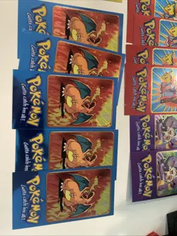 Pokemon Topps Chrome TV Animation Edition Series 2 Box Topper Set #2,3 4, And #5 - Image 4