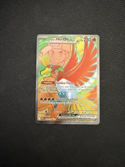 Pokemon TCG - Ethan's Ho-Oh EX 209/182 (Full Art) - SV: Destined Rivals - Image 1