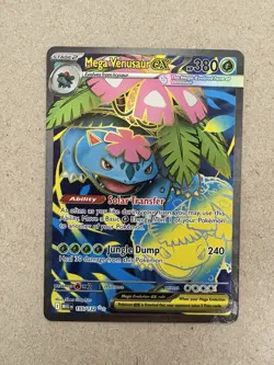 Pokemon - Mega Evolution - Mega Venusaur ex 155/132 - Ultra Rare Holo NM - Image 1