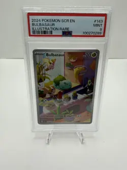 Pokemon TCG Bulbasaur Stellar Crown Illustration - Image 1
