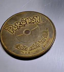 Pokemon 1999 Battling Coin Game Nintendo Hasbro #129 MAGIKARP - Image 2