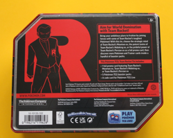 POKEMON TEAM ROCKET'S NIDOKING EX TIN WITH 5 BOOSTER PACKS SEALED - Image 3