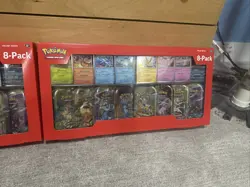 3X Lot Pokemon Prismatic Evolutions Costco 8 Mini-Tin Bundle w/Promo SEALED - Image 4