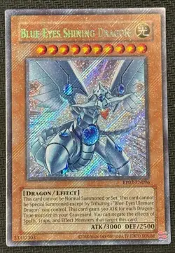 Lightly Played, English Yu Gi Oh Blue-Eyes Shining Dragon - RP02-EN096 - Secret - Image 1