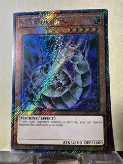 Yugioh! Cyber Dragon - RA03-EN155 - Platinum Secret Rare - 1st Edition Near Mint - Image 1
