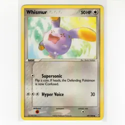 Pokemon TCG Whismur 69/100 EX Crystal Guardians Regular Common Card EN-LP 2006 - Image 1
