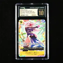 CGC PRISTINE 10 2025 ONE PIECE TCG JPN. Card OP13-108 Jewelry Bonney - Image 1