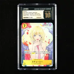 CGC PRISTINE 10 2025 ONE PIECE TCG JPN. Card OP13-110 Stussy - Image 1