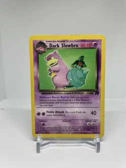 Dark Slowbro 29/82 Team Rocket Unlimited Non-Holo Rare Pokemon Card HP - Image 1