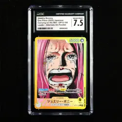 CGC NEAR MINT+ 7.5 2025 ONE PIECE TCG JPN. Card OP13-100 Jewelry Bonney - Image 1