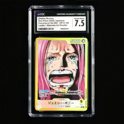 CGC NEAR MINT+ 7.5 2025 ONE PIECE TCG JPN. Card OP13-100 Jewelry Bonney - Image 2