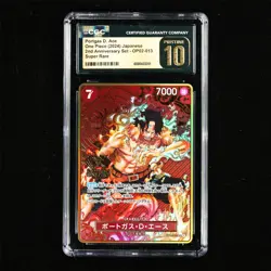 CGC PRISTINE 10 2024 ONE PIECE TCG JPN. Card OP02-013 Portgas D. Ace - Image 2