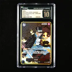 CGC PRISTINE 10 2024 ONE PIECE TCG JPN. Card OP04-083 Sabo - Image 1