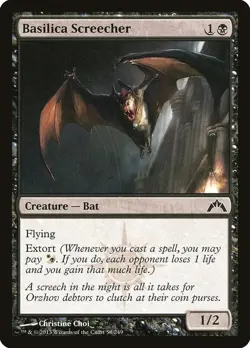BASILICA SCREECHER X 4 N/M- GATECRASH MAGIC THE GATHERING - Image 1