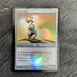 MTG - Alloy Myr - New Phyrexia - NM FOIL - MAGIC CARD - Image 1