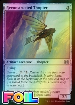 x1 Reconstructed Thopter BRO MTG 242/287 FOIL UNCOMMON M/NM 1x - Image 1