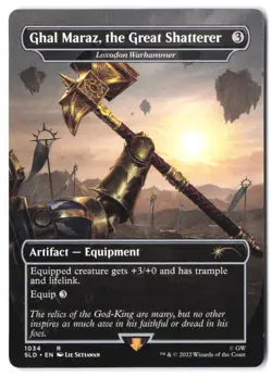 Ghal Maraz the Great Shatterer - Loxodon Warhammer (Borderless) #1034 SLD MTG NM - Image 1