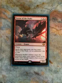 [MTG] Terror Of The Peaks (0149) Foil Promo - Outlaws of Thunder Junction (OTJ) - Image 1
