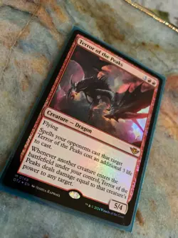 [MTG] Terror Of The Peaks (0149) Foil Promo - Outlaws of Thunder Junction (OTJ) - Image 2