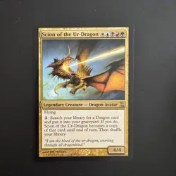Magic The Gathering Time Spiral Scion of the Ur-Dragon #246 Lightly played - Image 1