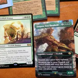 Whole COMMANDER Magic Deck MTG - Fangorn Tree Shepherd Mono Green TREEFOLKs ENTS - Image 1