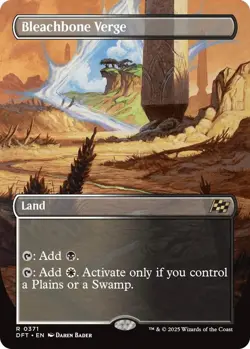Bleachbone Verge (Borderless) Aetherdrift Rare NM Magic: The Gathering Normal - Image 1