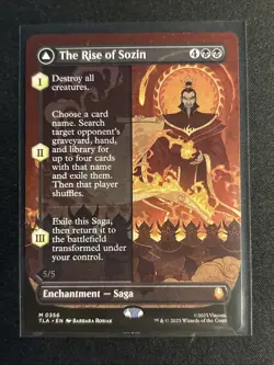 The Rise of Sozin #0356 (Borderless) MTG Avatar: The Last Airbender Magic - Image 1